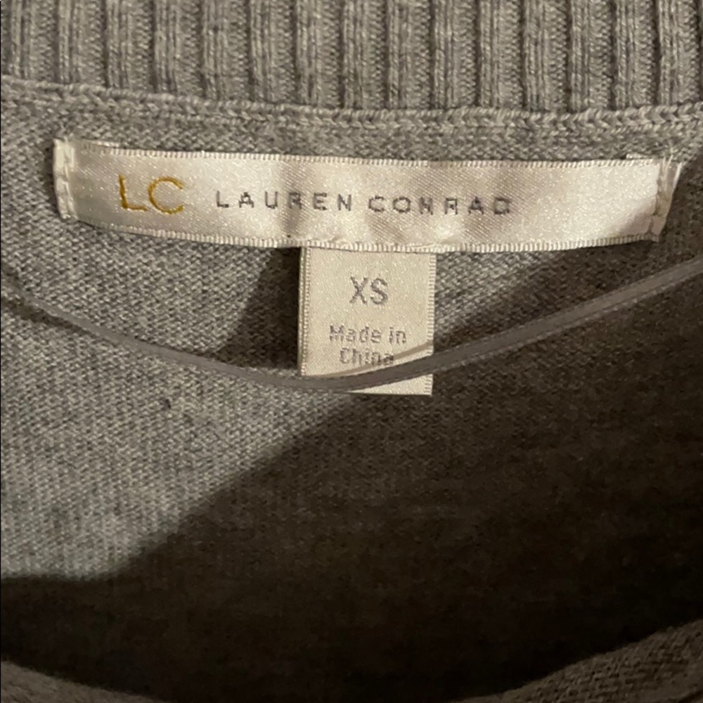 Soft gray, Lauren Conrad thin sweater